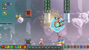 Fluff-Puff Peaks — Super Mario Bros. Wonder walkthrough screenshot