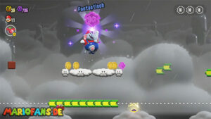 Fluff-Puff Peaks — Super Mario Bros. Wonder walkthrough screenshot