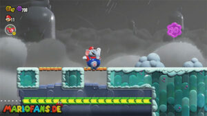 Fluff-Puff Peaks — Super Mario Bros. Wonder walkthrough screenshot