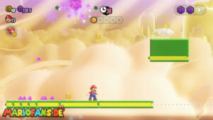 Fluff-Puff Peaks — Super Mario Bros. Wonder walkthrough screenshot