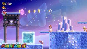 Fluff-Puff Peaks — Super Mario Bros. Wonder walkthrough screenshot