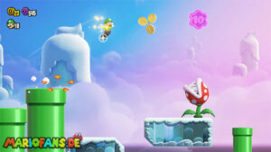 Fluff-Puff Peaks — Super Mario Bros. Wonder walkthrough screenshot