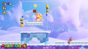 Fluff-Puff Peaks — Super Mario Bros. Wonder walkthrough screenshot