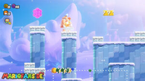 Fluff-Puff Peaks — Super Mario Bros. Wonder walkthrough screenshot