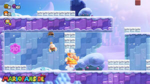 Fluff-Puff Peaks — Super Mario Bros. Wonder walkthrough screenshot