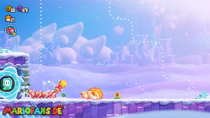Fluff-Puff Peaks — Super Mario Bros. Wonder walkthrough screenshot