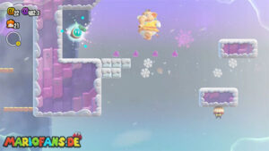 Fluff-Puff Peaks — Super Mario Bros. Wonder walkthrough screenshot