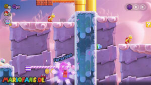 Fluff-Puff Peaks — Super Mario Bros. Wonder walkthrough screenshot
