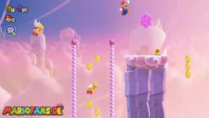 Fluff-Puff Peaks — Super Mario Bros. Wonder walkthrough screenshot