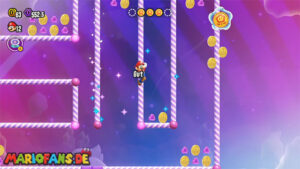 Fluff-Puff Peaks — Super Mario Bros. Wonder walkthrough screenshot