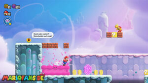 Fluff-Puff Peaks — Super Mario Bros. Wonder walkthrough screenshot