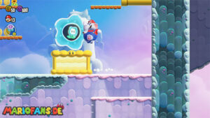 Fluff-Puff Peaks — Super Mario Bros. Wonder walkthrough screenshot