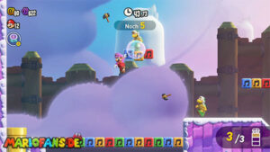 Fluff-Puff Peaks — Super Mario Bros. Wonder walkthrough screenshot