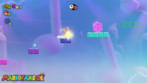 Fluff-Puff Peaks — Super Mario Bros. Wonder walkthrough screenshot