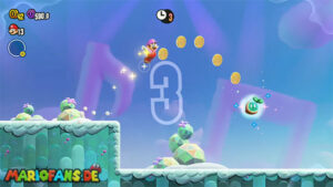 Fluff-Puff Peaks — Super Mario Bros. Wonder walkthrough screenshot