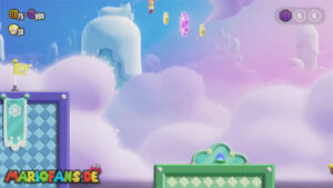 Fluff-Puff Peaks — Super Mario Bros. Wonder walkthrough screenshot