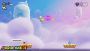 Fluff-Puff Peaks — Super Mario Bros. Wonder walkthrough screenshot