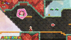Shining Falls — Super Mario Bros. Wonder walkthrough screenshot