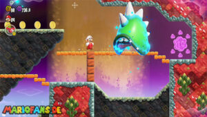 Shining Falls — Super Mario Bros. Wonder walkthrough screenshot
