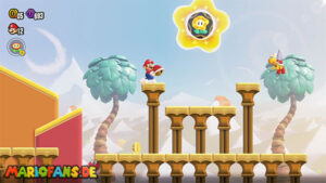 Sunbaked Desert — Super Mario Bros. Wonder walkthrough screenshot