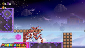 Sunbaked Desert — Super Mario Bros. Wonder walkthrough screenshot