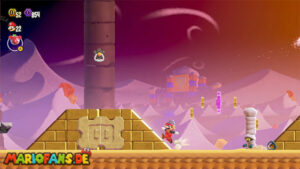 Sunbaked Desert — Super Mario Bros. Wonder walkthrough screenshot