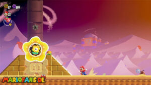 Sunbaked Desert — Super Mario Bros. Wonder walkthrough screenshot