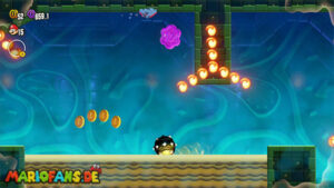 Sunbaked Desert — Super Mario Bros. Wonder walkthrough screenshot