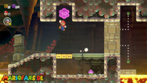 Deep Magma Bog — Super Mario Bros. Wonder walkthrough screenshot