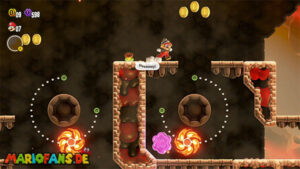 Deep Magma Bog — Super Mario Bros. Wonder walkthrough screenshot