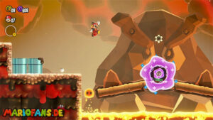 Deep Magma Bog — Super Mario Bros. Wonder walkthrough screenshot