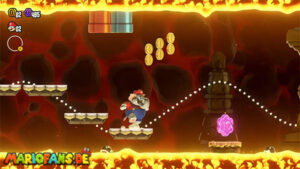 Deep Magma Bog — Super Mario Bros. Wonder walkthrough screenshot
