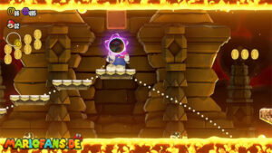 Deep Magma Bog — Super Mario Bros. Wonder walkthrough screenshot