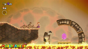 Deep Magma Bog — Super Mario Bros. Wonder walkthrough screenshot