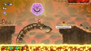 Deep Magma Bog — Super Mario Bros. Wonder walkthrough screenshot