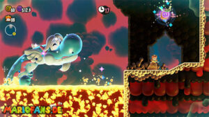 Deep Magma Bog — Super Mario Bros. Wonder walkthrough screenshot