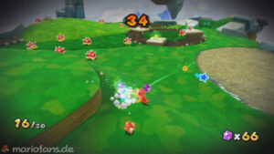 Yoshi Star Galaxy — Super Mario Galaxy 2 walkthrough route