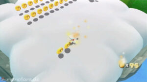 Fluffy Bluff Galaxy — Super Mario Galaxy 2 walkthrough route