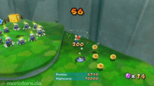 Fluffy Bluff Galaxy — Super Mario Galaxy 2 walkthrough route