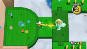 Rightside Down Galaxy — Super Mario Galaxy 2 walkthrough route