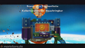 Bowser Jr.'s Fiery Flotilla — Super Mario Galaxy 2 walkthrough route