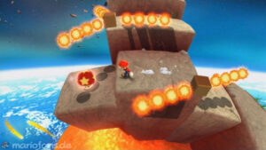 Bowser Jr.'s Fiery Flotilla — Super Mario Galaxy 2 walkthrough route