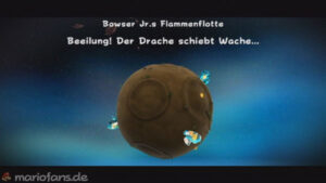 Bowser Jr.'s Fiery Flotilla — Super Mario Galaxy 2 walkthrough route