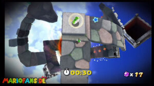 Stone Cyclone Galaxy — Super Mario Galaxy 2 walkthrough route