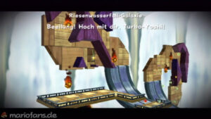 Hightail Falls Galaxy — Super Mario Galaxy 2 walkthrough route