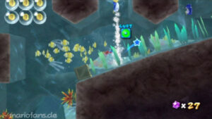 Cosmic Cove Galaxy — Super Mario Galaxy 2 walkthrough route