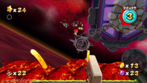 Bowser's Lava Lair — Super Mario Galaxy 2 walkthrough route