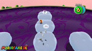 Cloudy Court Galaxy — Super Mario Galaxy 2 walkthrough route