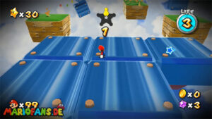 Cloudy Court Galaxy — Super Mario Galaxy 2 walkthrough route
