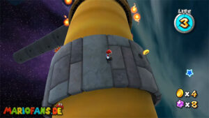 Slipsand Galaxy — Super Mario Galaxy 2 walkthrough route